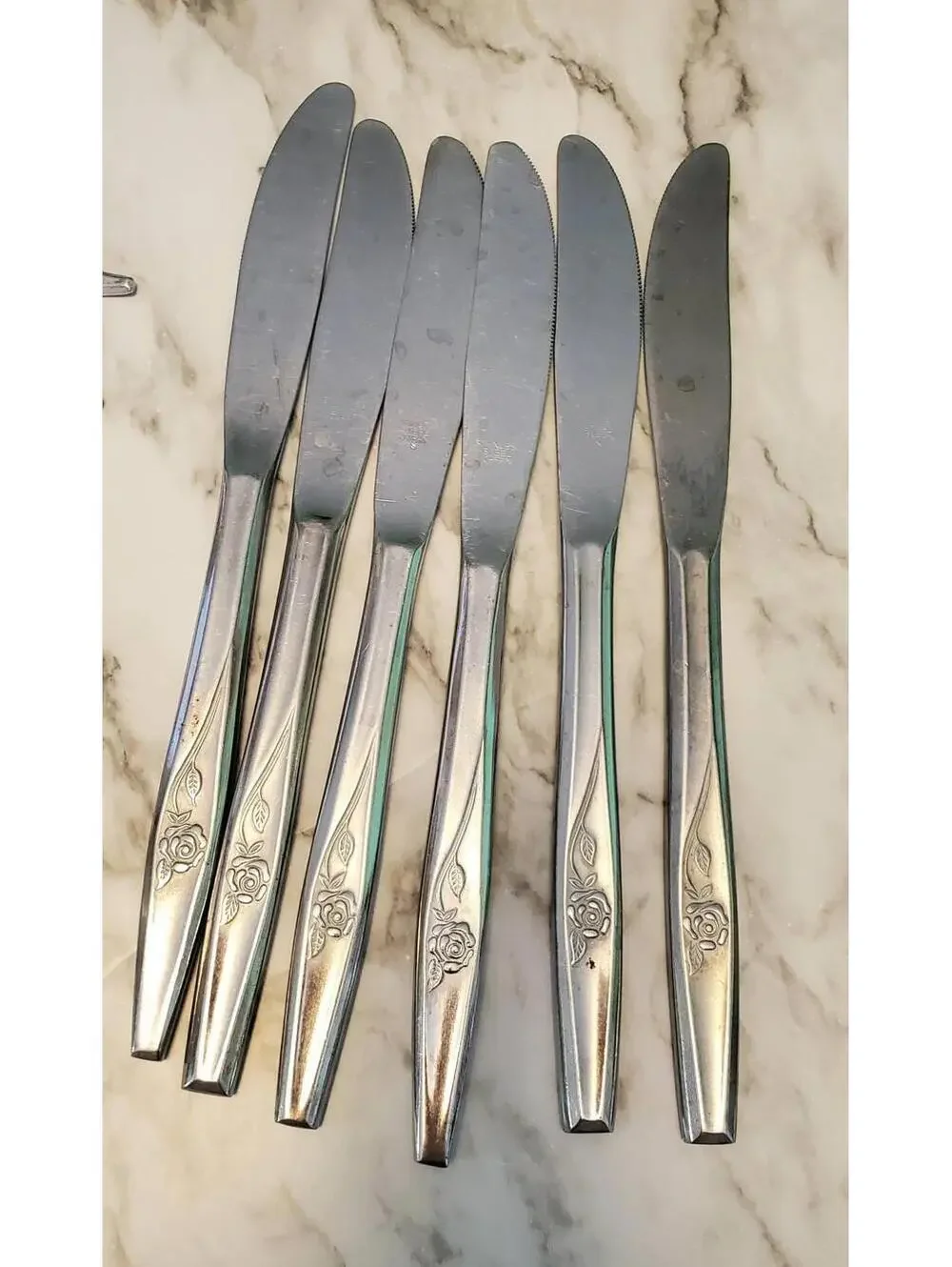 Spritely Rose, Creative Manor, Stainless flatware, 19 pcs, Japan, MCM, Unf80